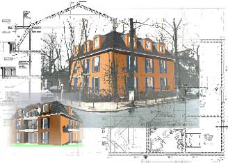 ... vom 2D-Entwurf zum 3D-Rendering ...